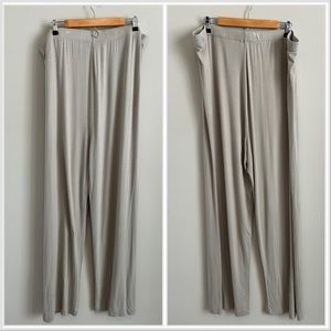 Skims | Lightweight Drawstring Lounge Pants Light Grey Taupe Size 3XL